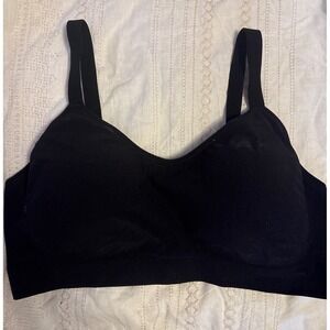 Underoutfit Full Figure Black The Comfort‎ Shaping Wirefree Bra, Size 2XL
